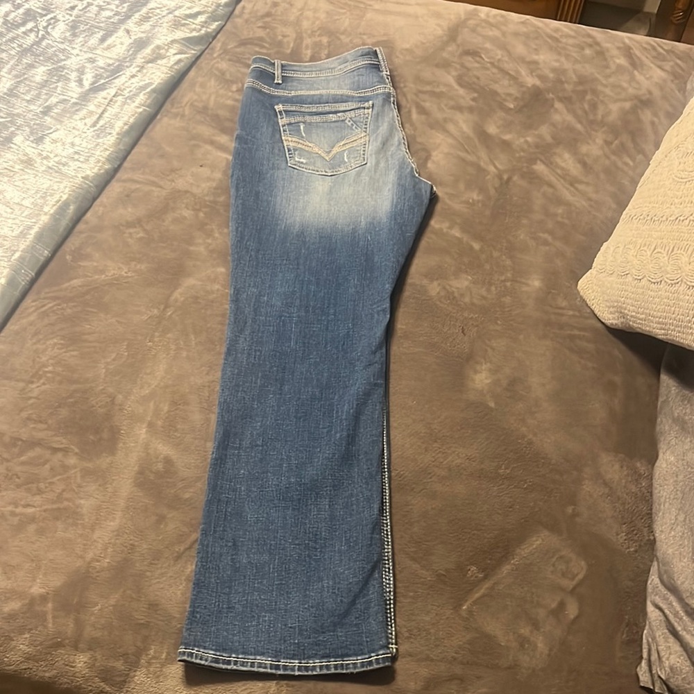 Men’s BKE Derek distressed jeans. Size 36x32 worn once